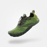 Trekking shoes barefoot zero drop sole, wide toe box, 4mm sole Saguaro Free Ⅰ dark green for adults